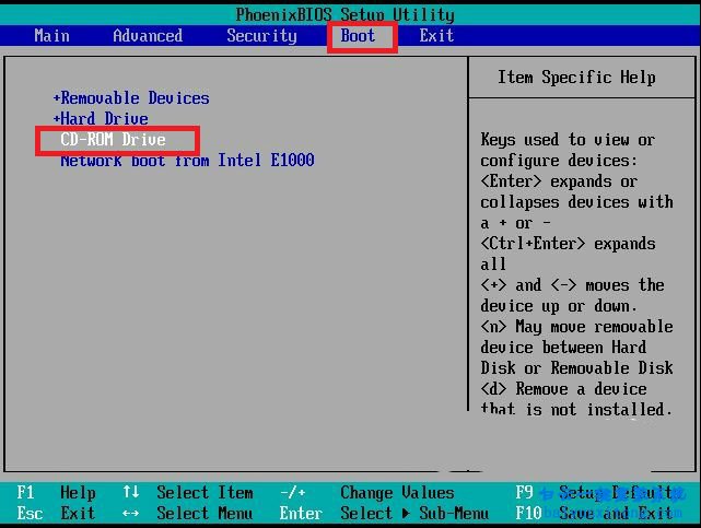 設置光盤為第一啟動項，怎么從光盤啟動電腦步驟