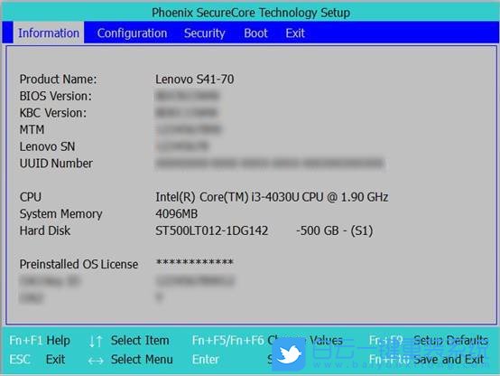 聯想電腦,Bios意思步驟