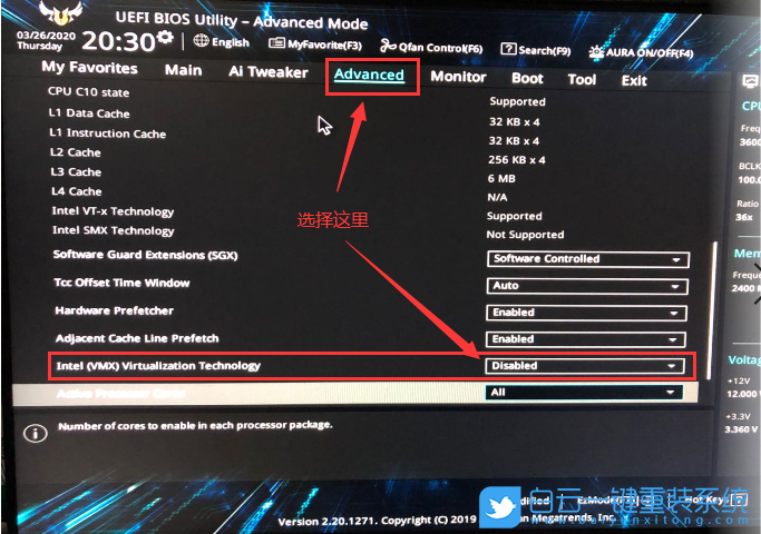 華碩主板,虛擬化技術,vt怎么開啟,Intel,AMD步驟