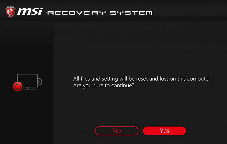 MSI,備份還原系統(tǒng)步驟