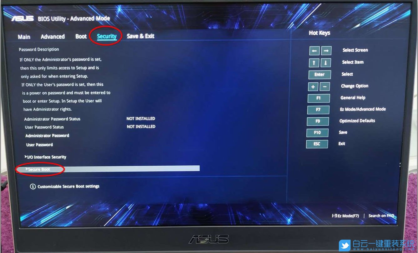 華碩輕薄本,重裝系統,BIOS設置步驟