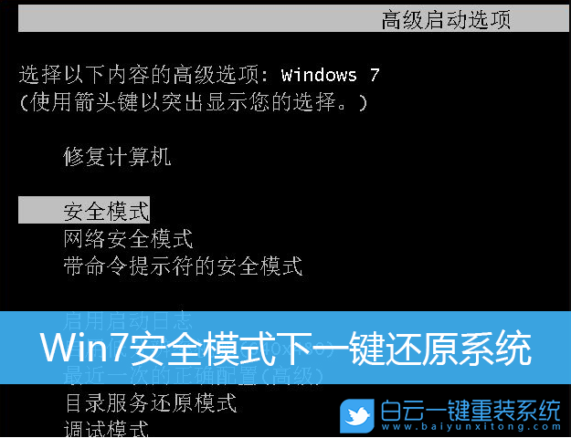 Win7,安全模式,還原系統(tǒng),恢復(fù)系統(tǒng)步驟