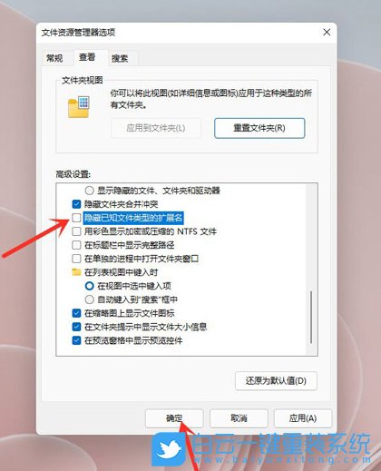 Win11,文件后綴名,文件擴展名步驟