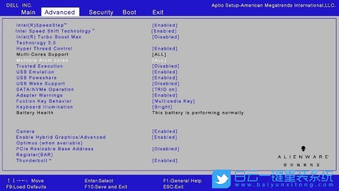 Alienware,外星人筆記本,12代處理器步驟