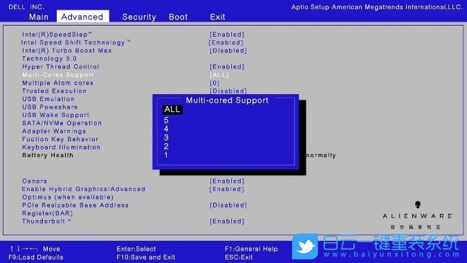Alienware,外星人筆記本,12代處理器步驟