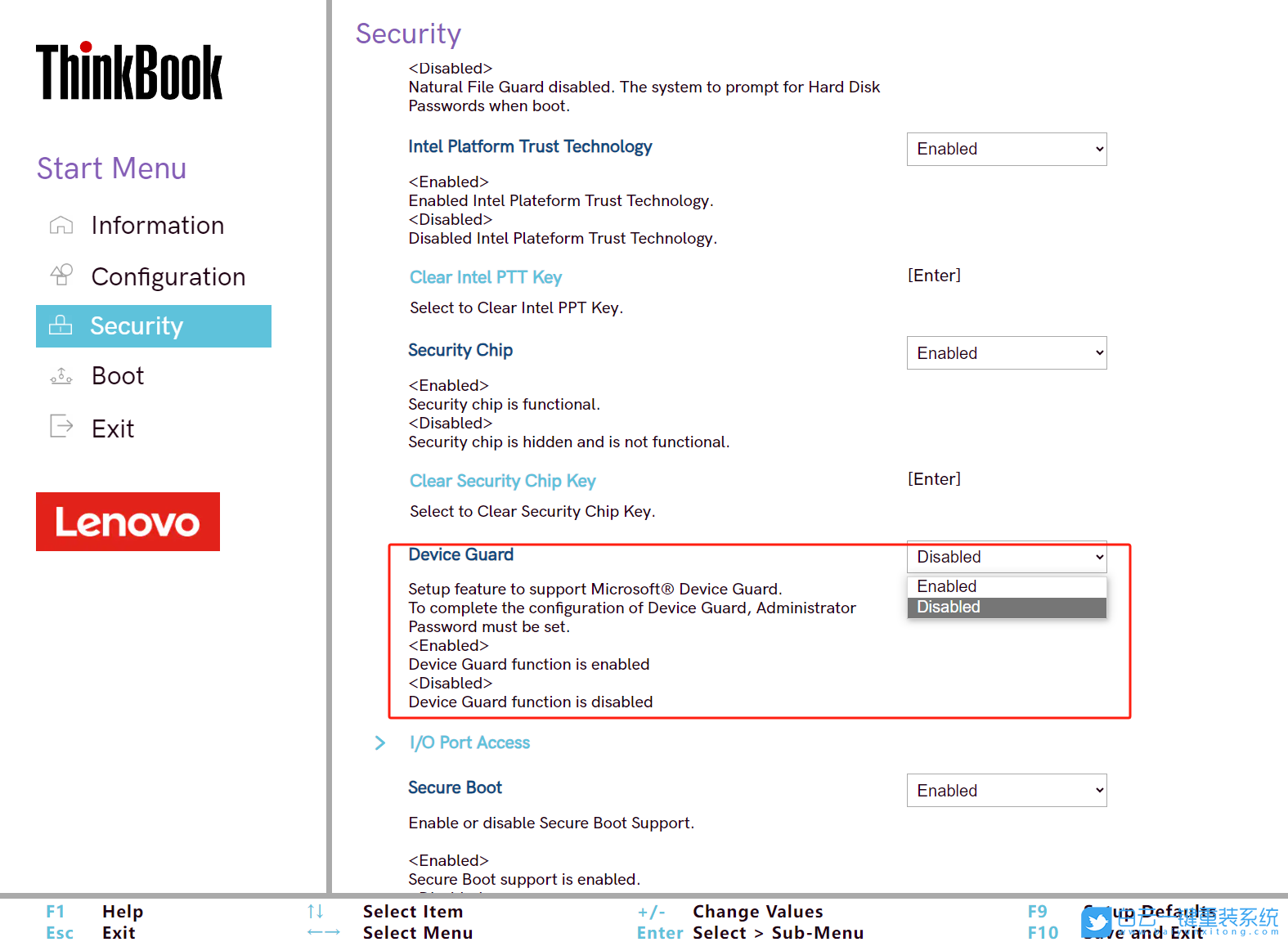 昭陽,Thinkbook,筆記本安裝系統,BIOS,設置步驟